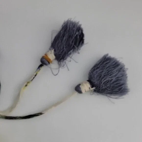 Tolani Floral Boho Tunic Top Womens Size Small Tassel Tie V Neck Sheer India - Picture 9 of 12